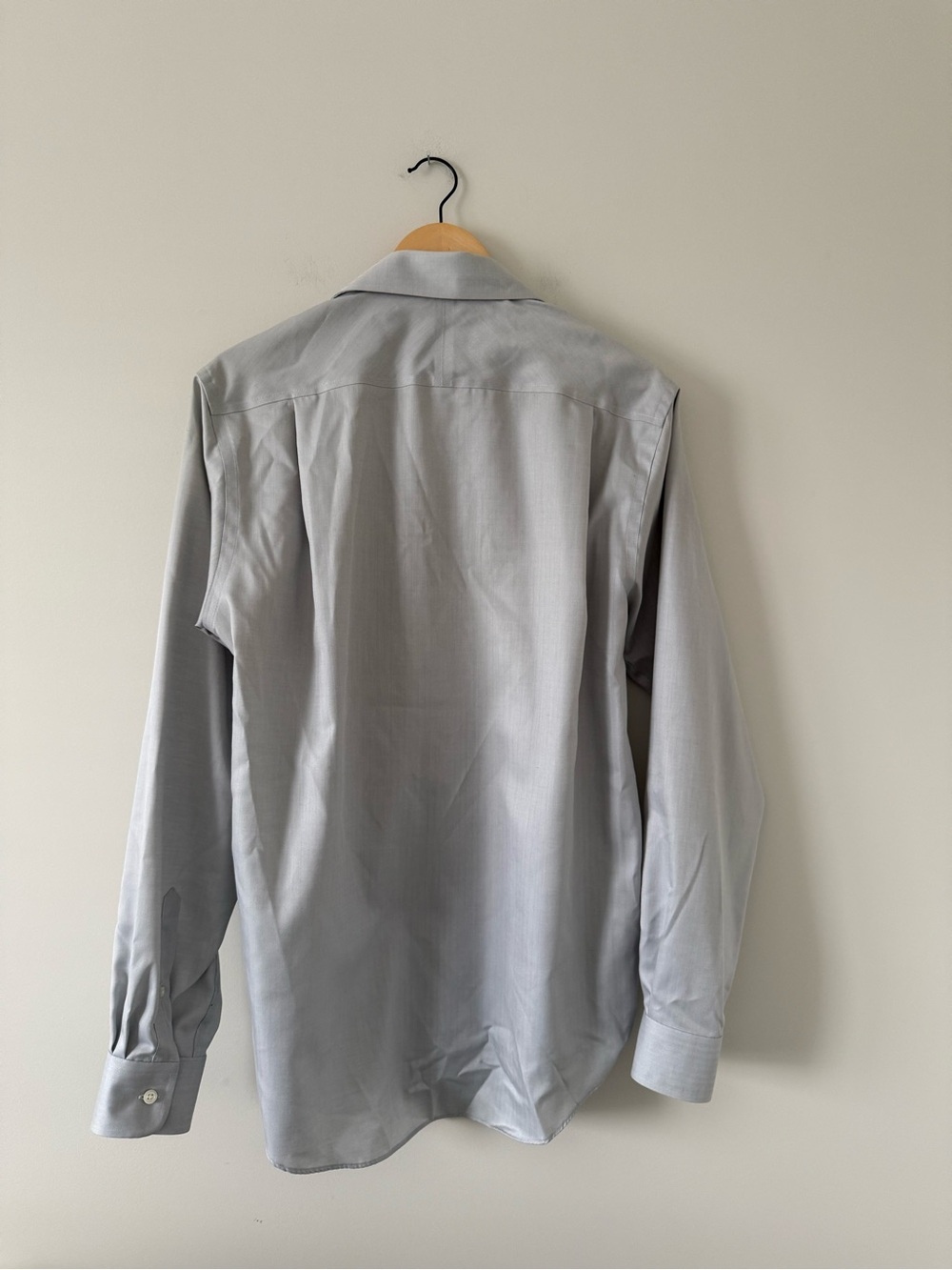 Joseph Abboud 100% Egyptian Cotton Light Gray Men's Dress Shirt - Picture 2 of 4